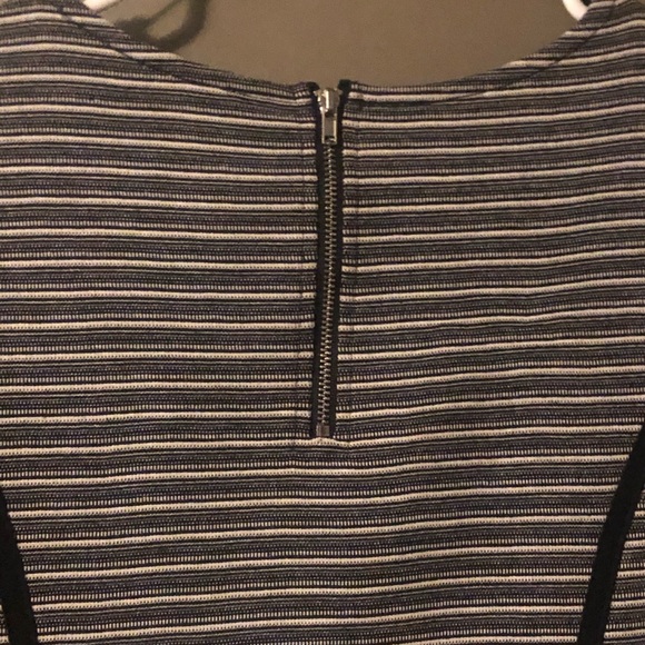 H&M | Long Sleeve Striped Mini Bodycon Dress - Picture 3 of 4